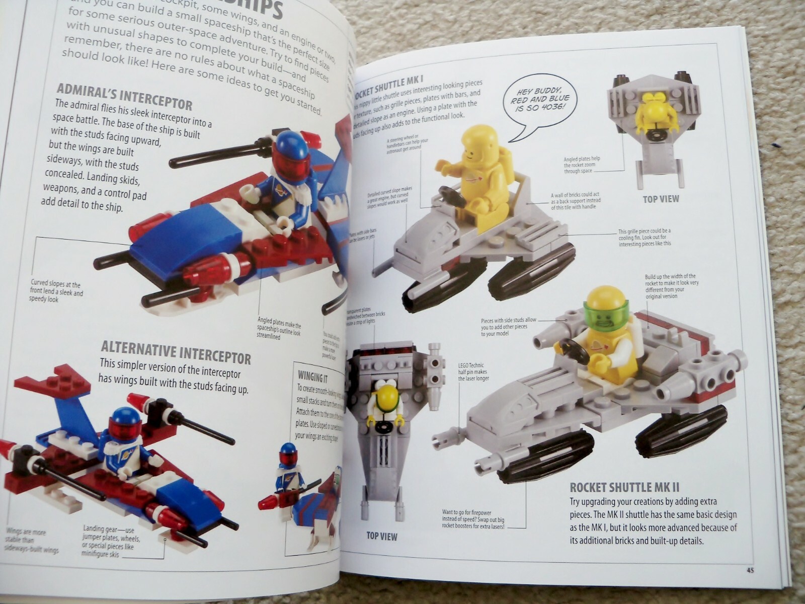 LEGO DK – Space – Little Book of LEGO Ideas – New (80 pages, Softcover)