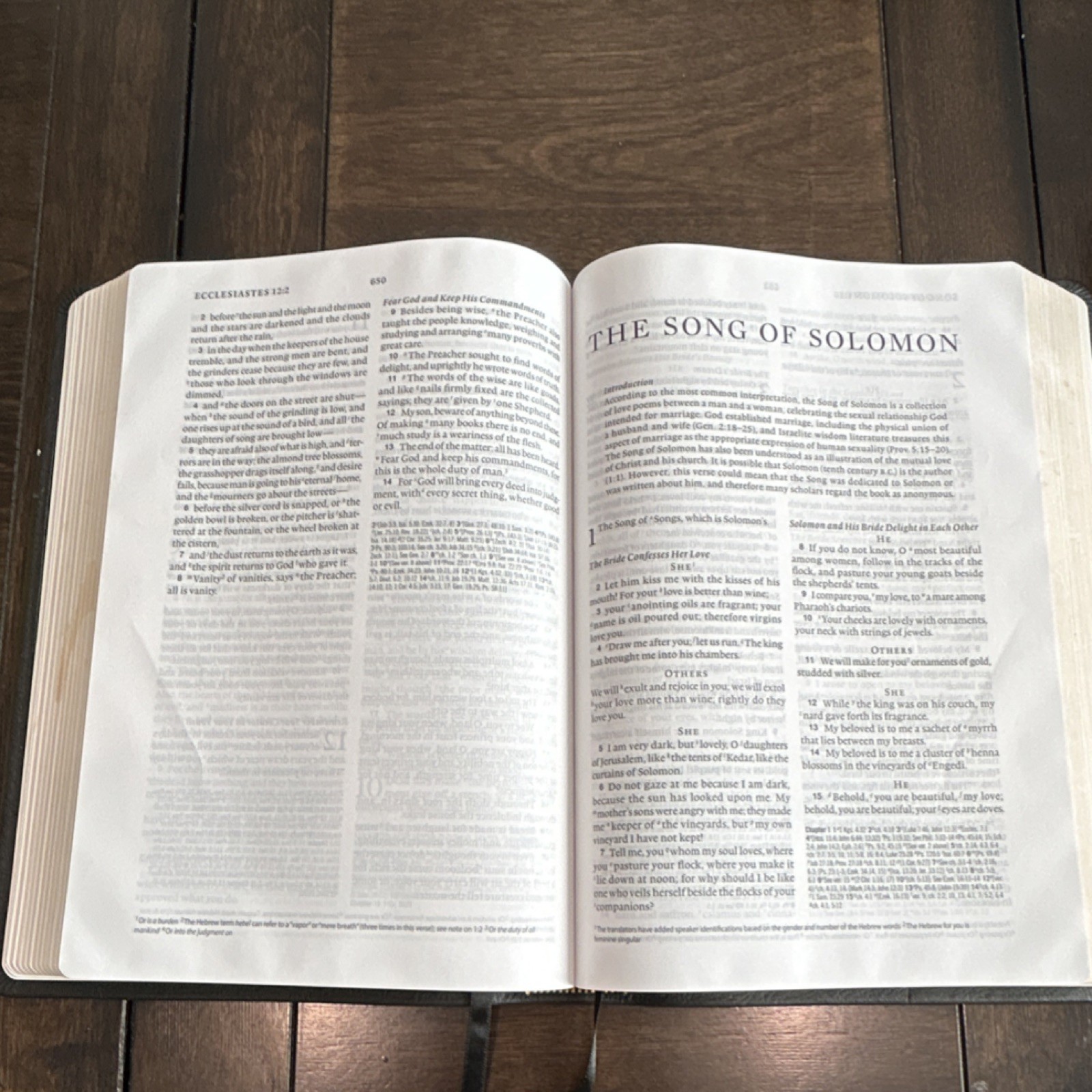 Crossway Holy Bible English Standard Version (ESV) Leather Bound 2016 Inscribed