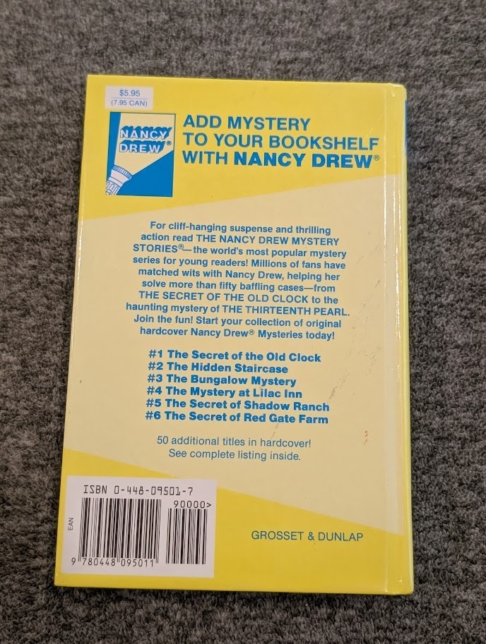 Nancy Drew Starter Set Books 1-6 Hardcover Box Set Carolyn Keene Grosset Dunlap