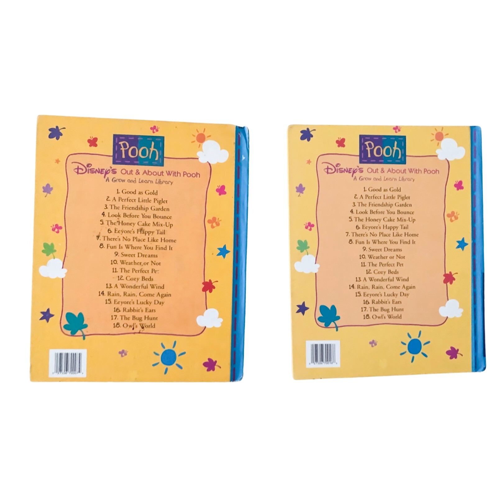 Disney’s“ Out & About With Pooh“ There’s No Place Like Home, Rabbit’s Ears x 2