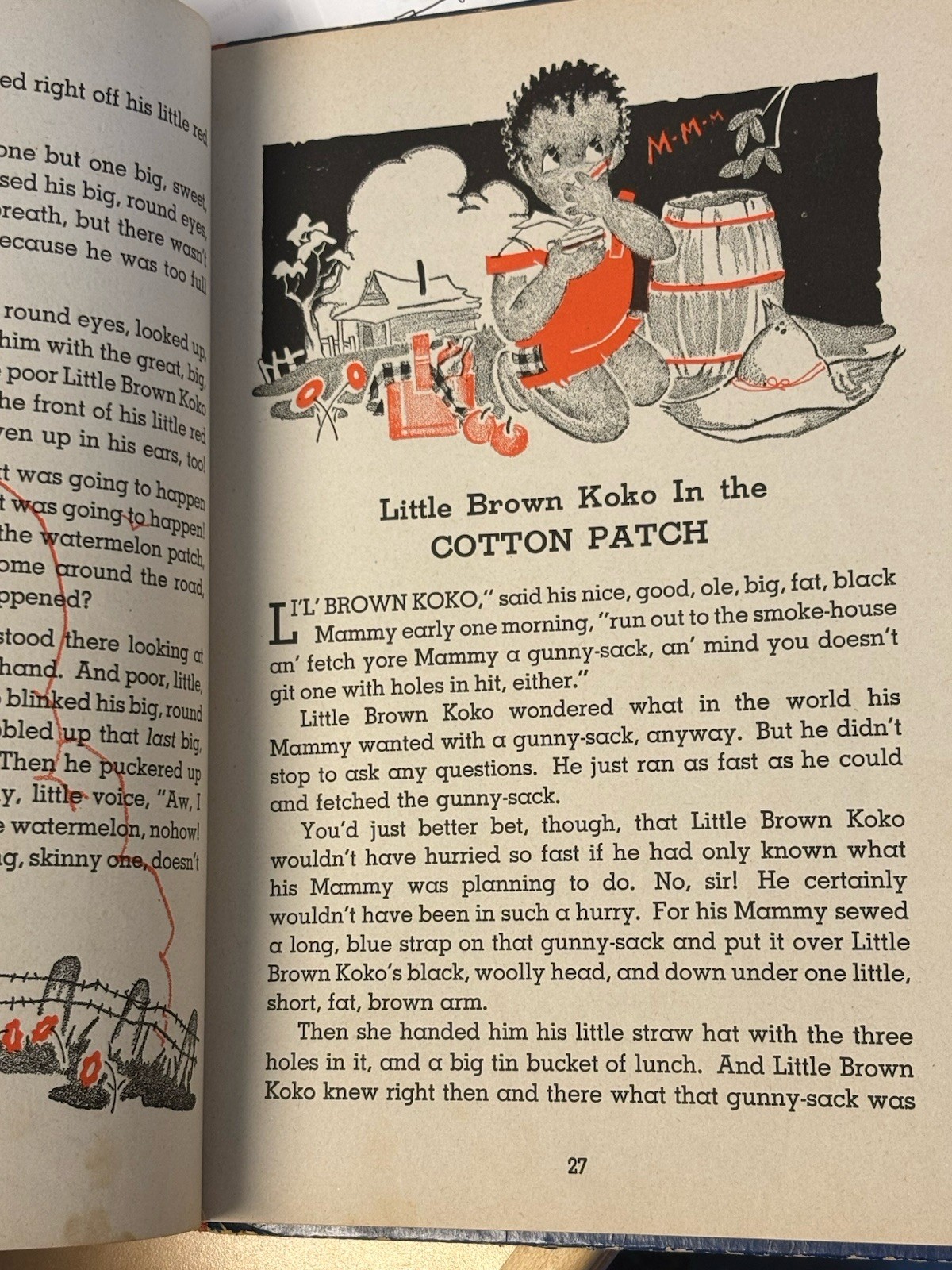 Vintage Little Brown Koko 1940 Children Book Blanche Seale Hunt Rare Americana