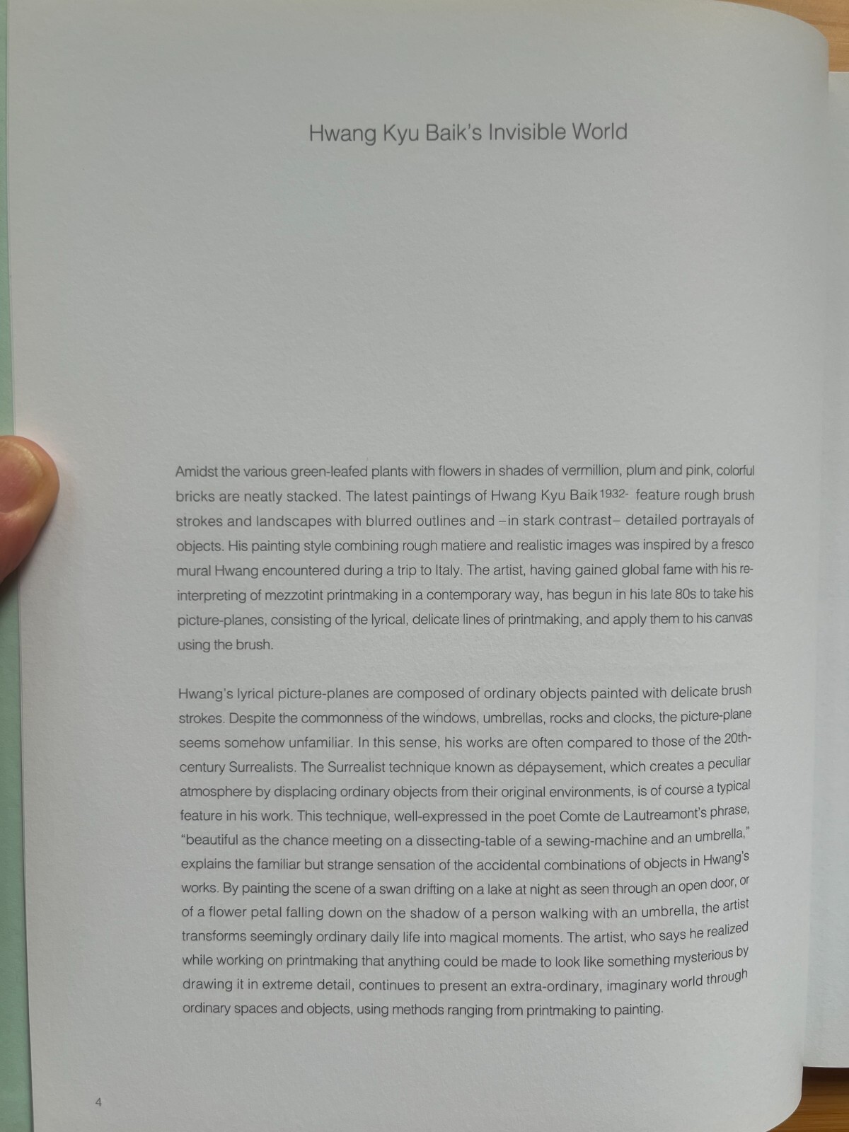 Korea Modern Art – Artist Hwang Kyu Baik Printmaker Mezzotint Exhibit Catalogue
