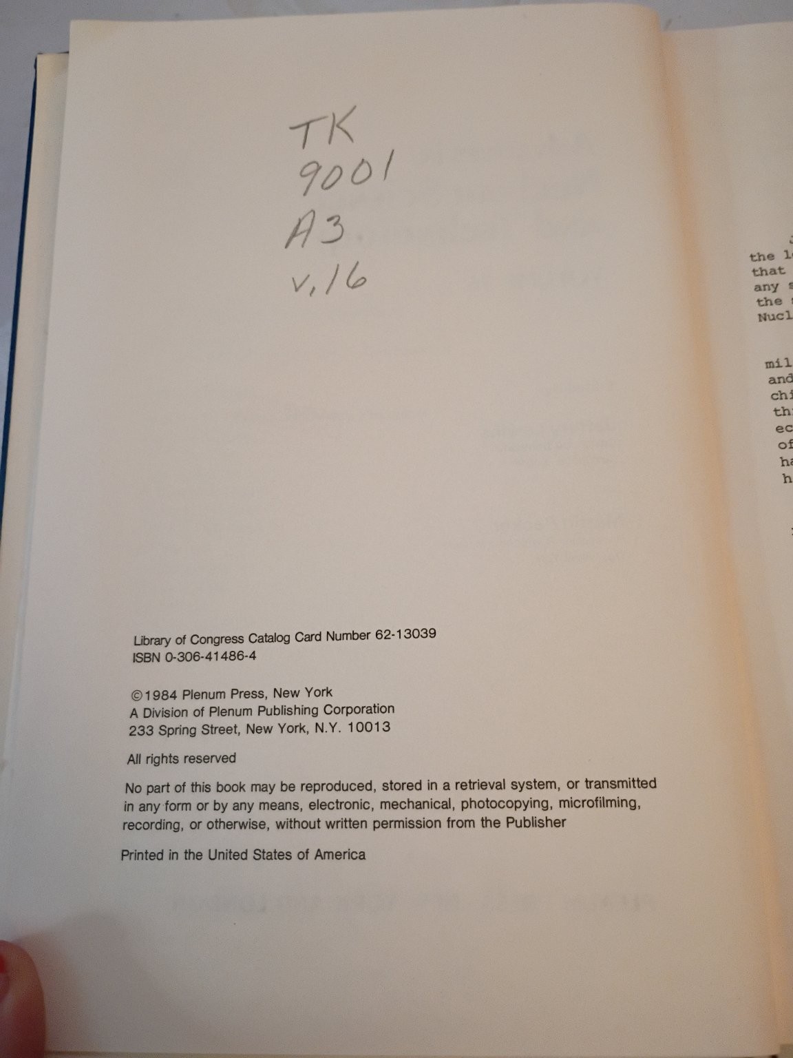 Advances in Nuclear Science and Technology Vol 16 Lewins Becker 1984 Plenum