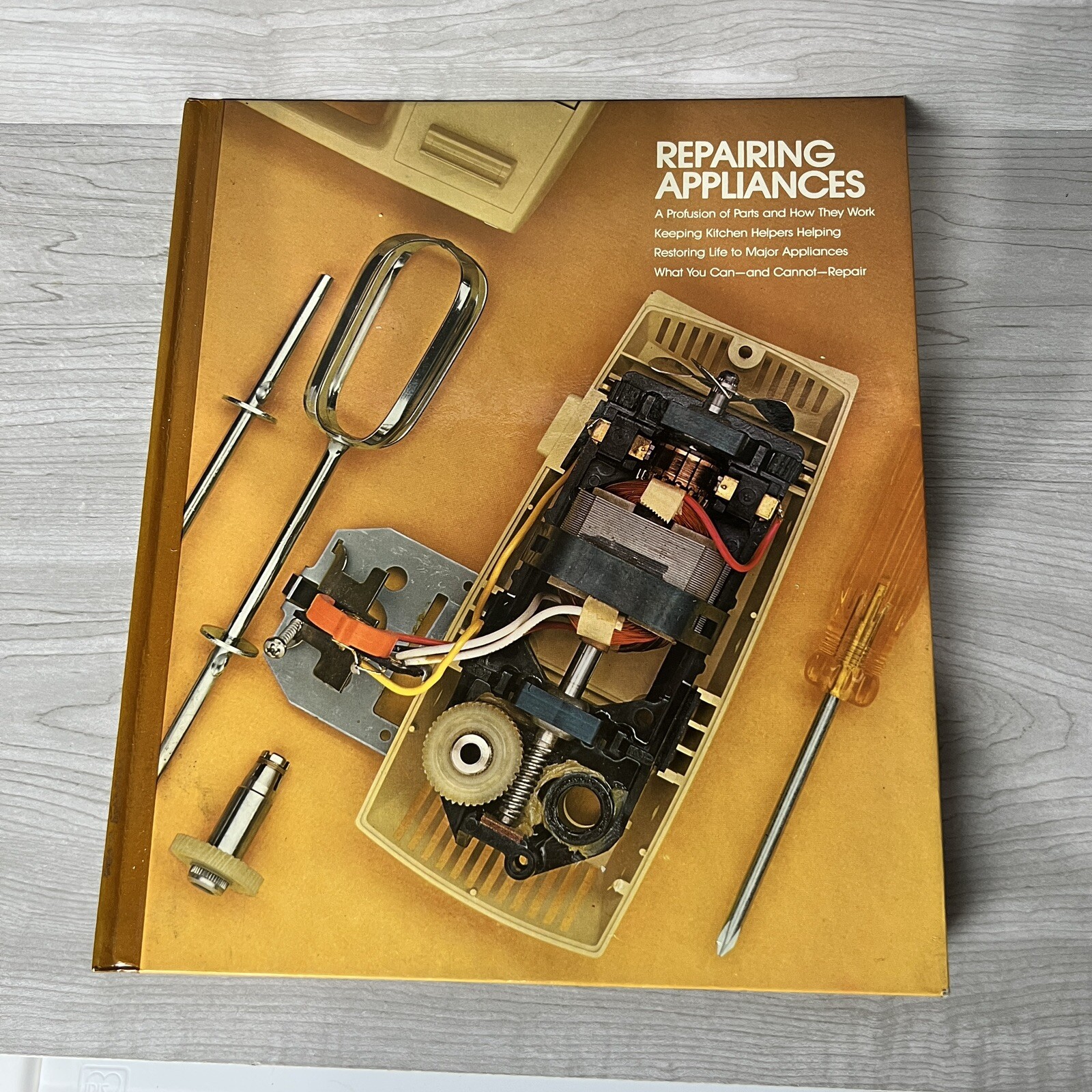 Vintage Kitchen Appliance Repair Book Mechanics Engineering Electrical HC DIY