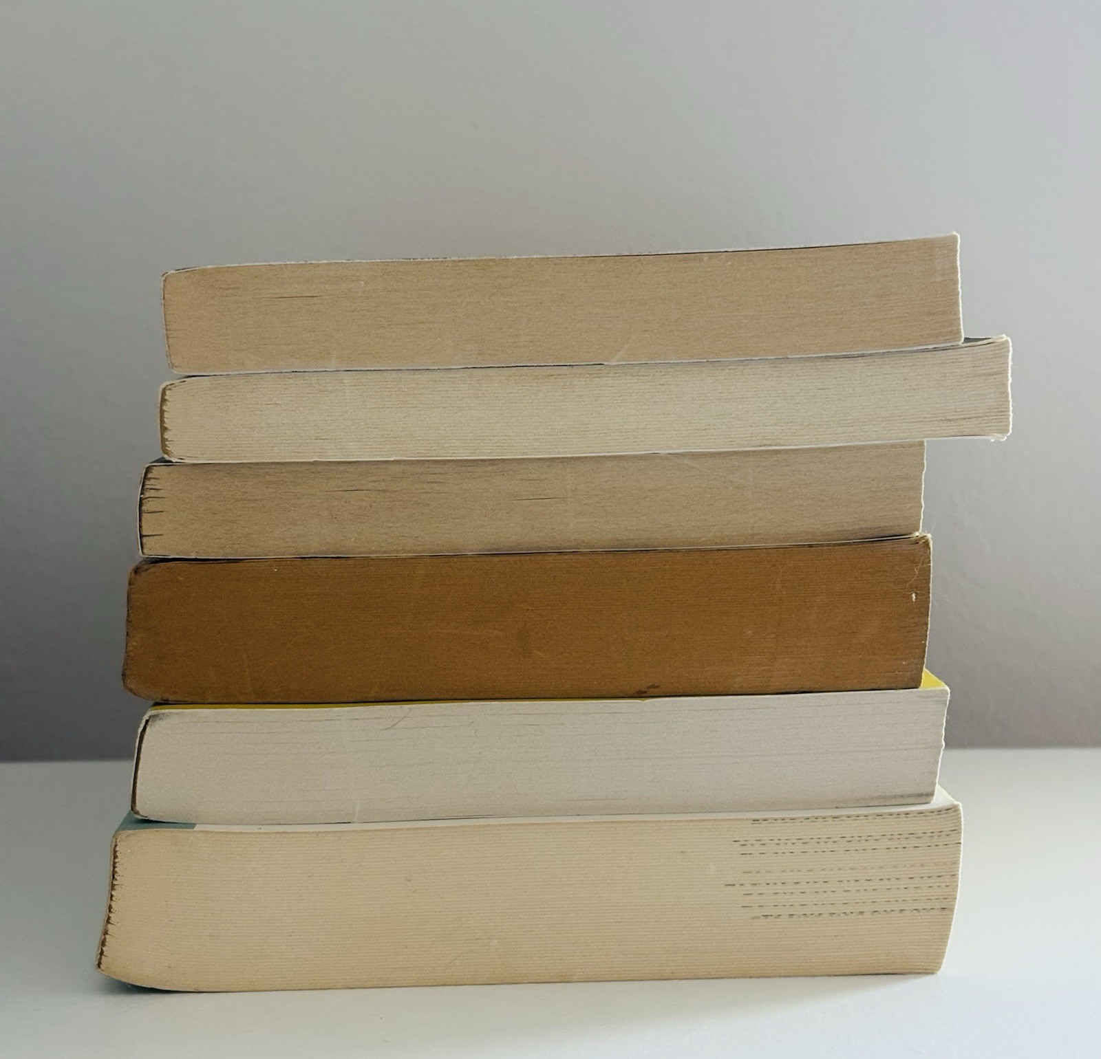 Lot of 6 TWENTIETH-CENTURY FICTION BOOKS Vonnegut Pynchon David Foster Wallace