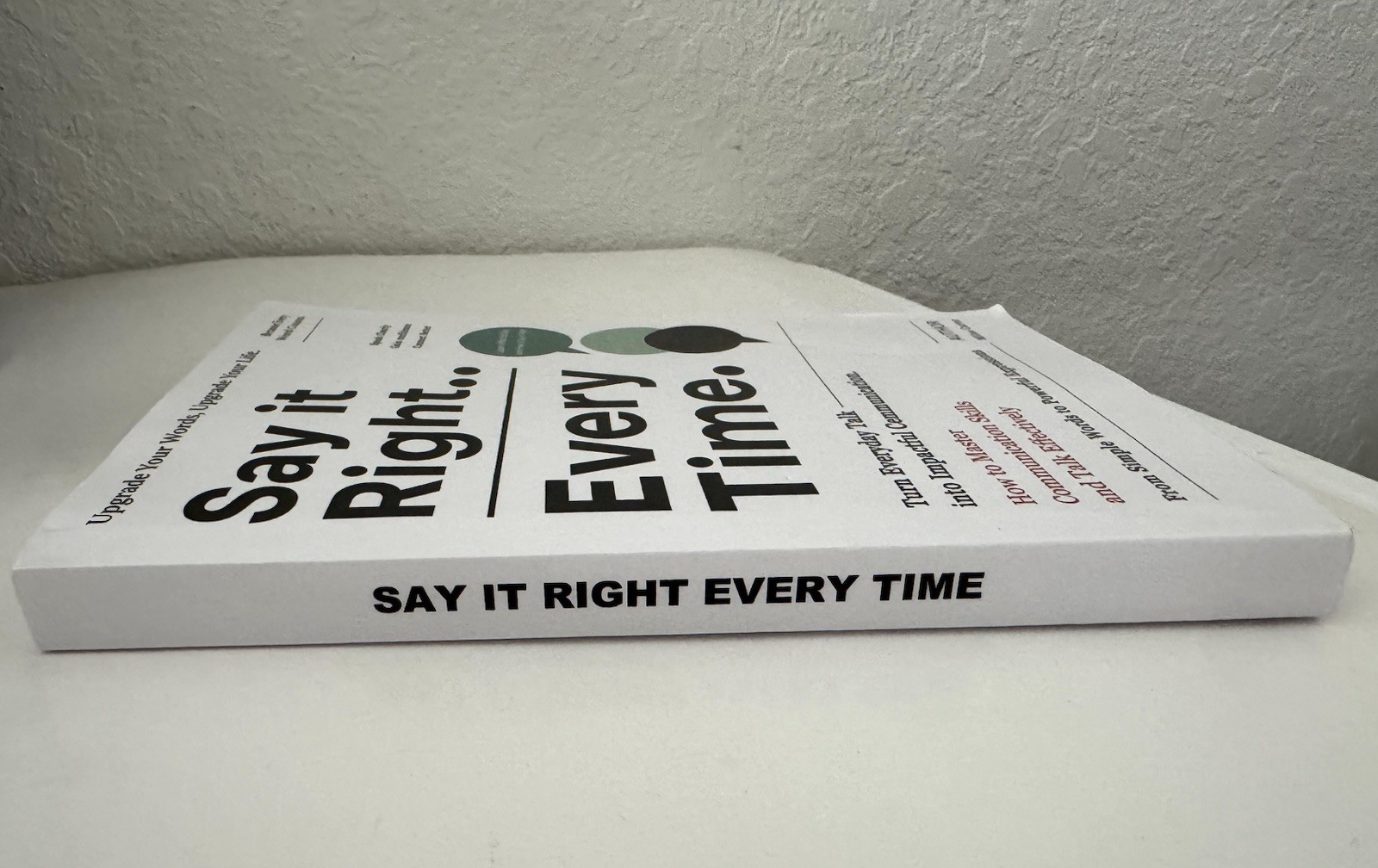 SAY IT RIGHT EVERY TIME by Miles Carter Communication Skills Book