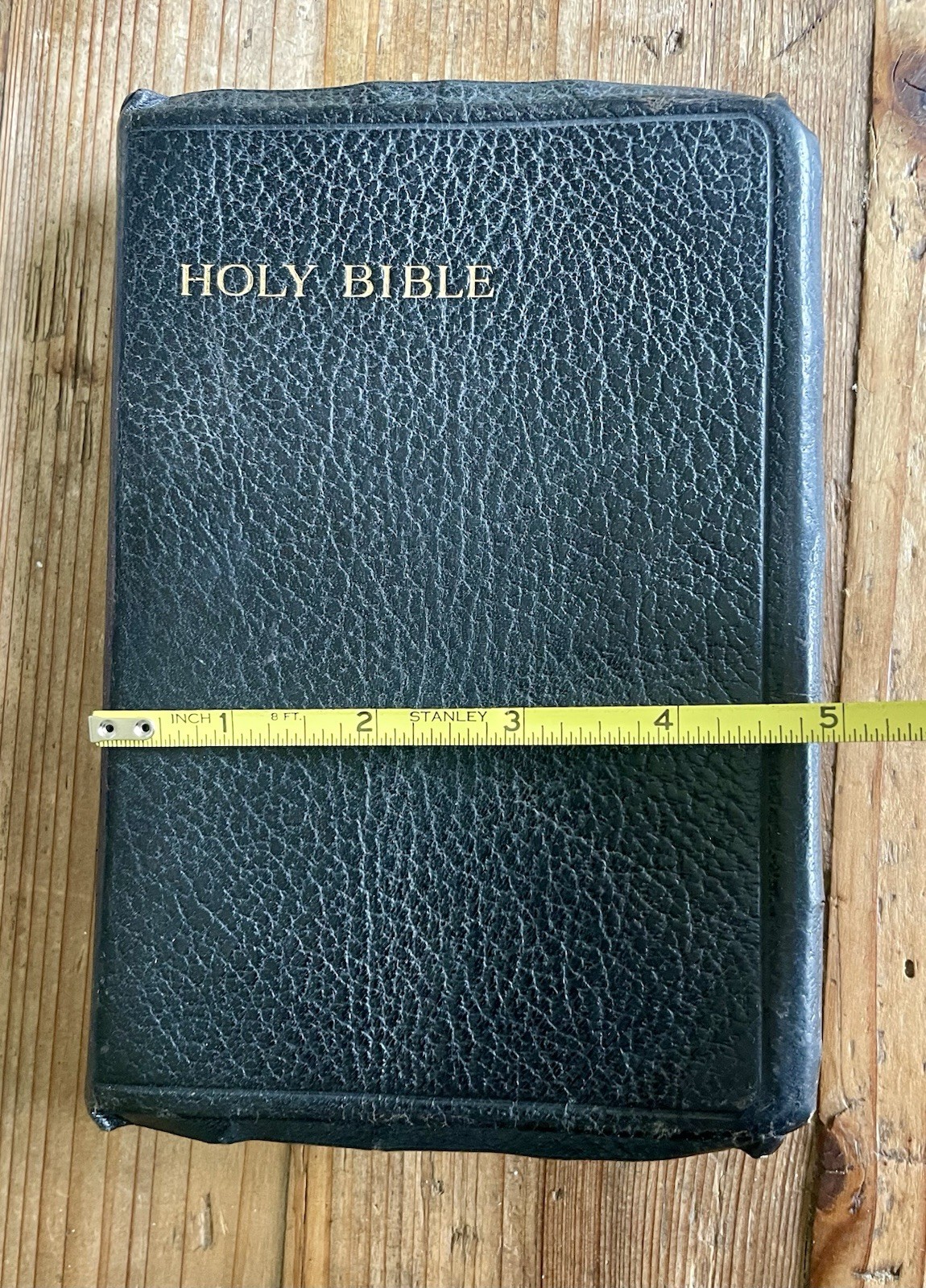 Very Rare Vintage RL Allan Oxford University Press KJV Onyx Bible Hardcover