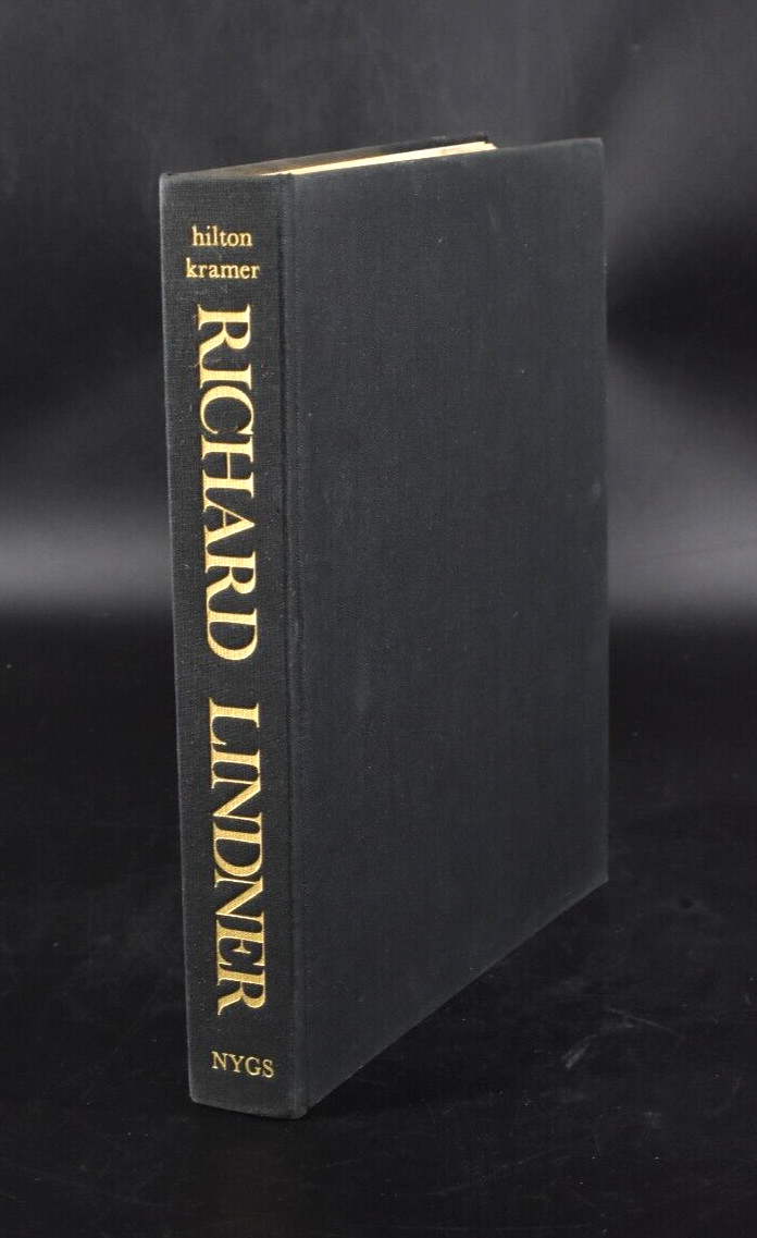 VTG Richard Lindner Art Book Hardcover 56 Color Plates Hilton Kramer 1st Ed