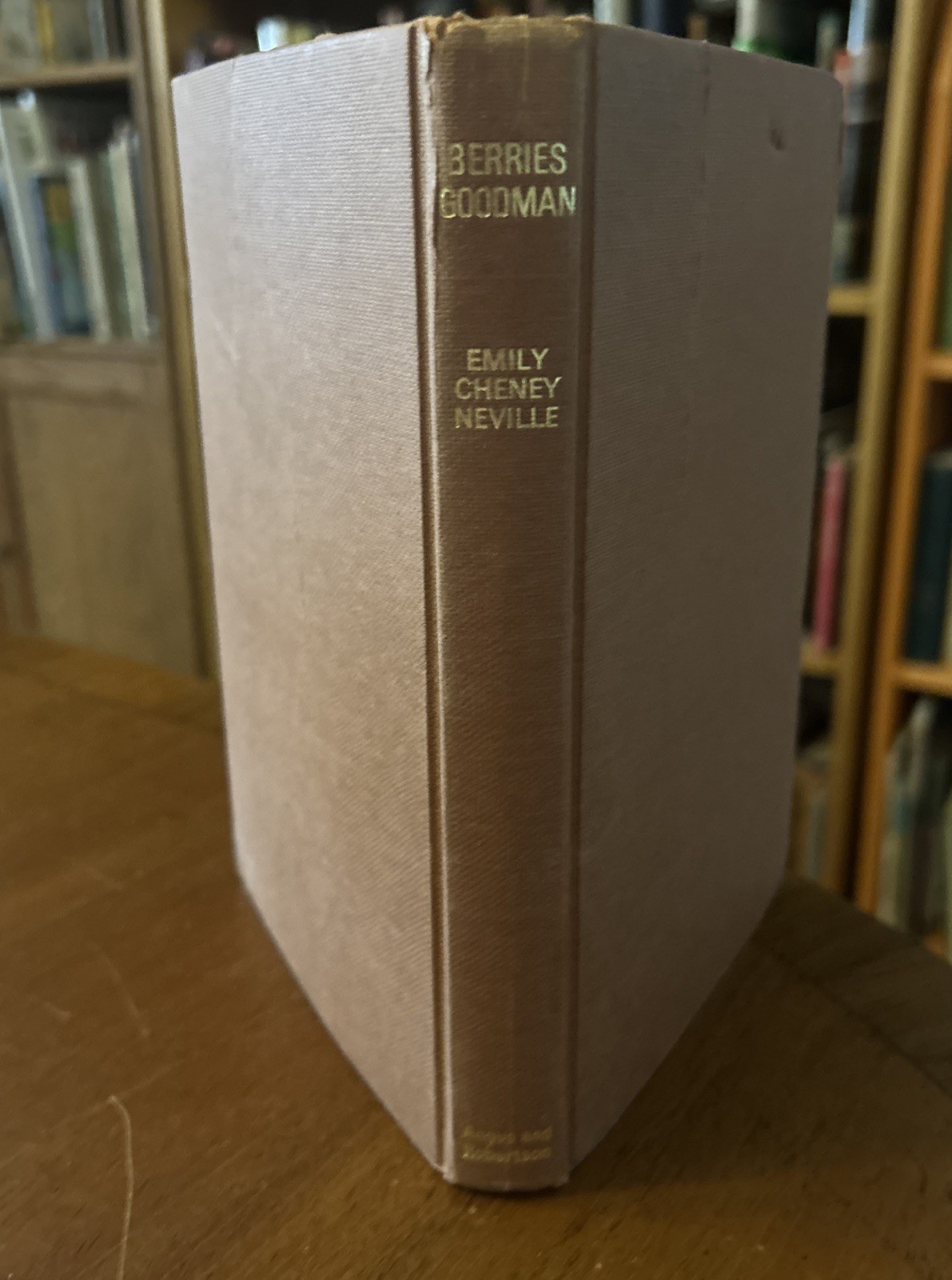 SIGNED Berries Goodman by Emily Cheney Neville 1965 HCDJ 1st Ed VG