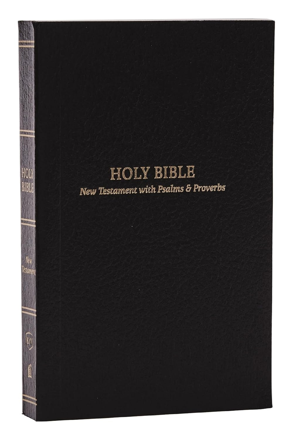 Holy Bible: Pocket New Testament with Psalms and Proverbs, Black, KJV