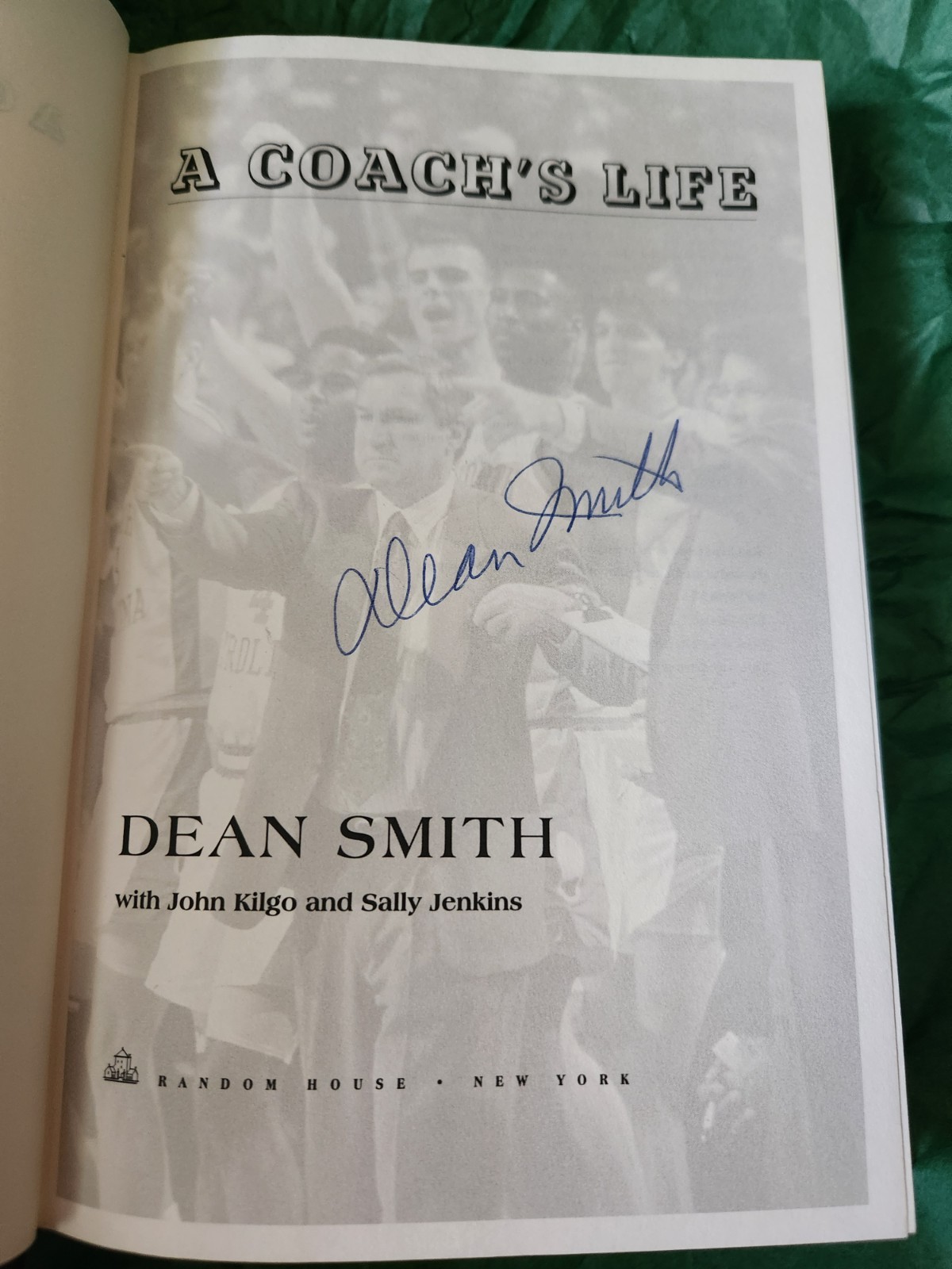 A Coach’s Life by Dean Smith, 1st Edition, Signed/Autographed