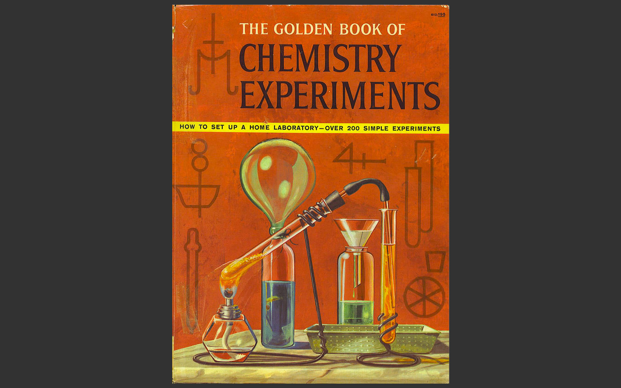 Golden Book Chemistry Experiments-Vintage Manual-Rare-Banned-Science Textbook-CD