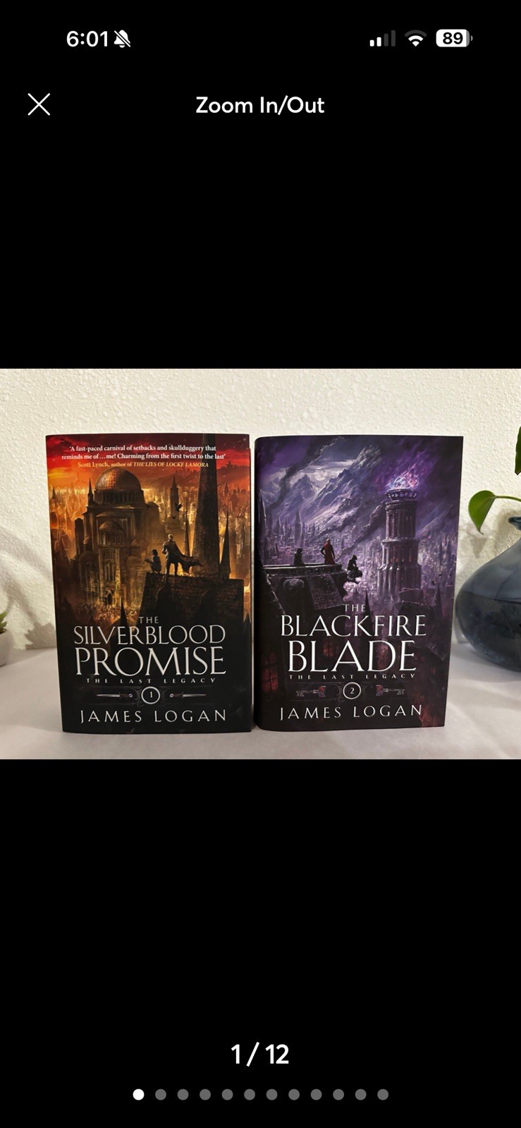 The Broken Binding – Silverblood Promise and Blackfire Blade by James Logan