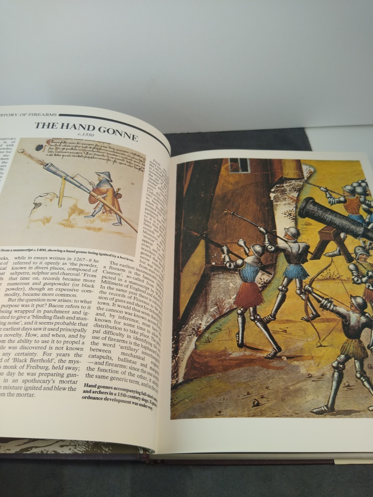 Signed Copy of The Illustrated Encyclopedia of FIREARMS by Ian V. Hogg 1984 RP