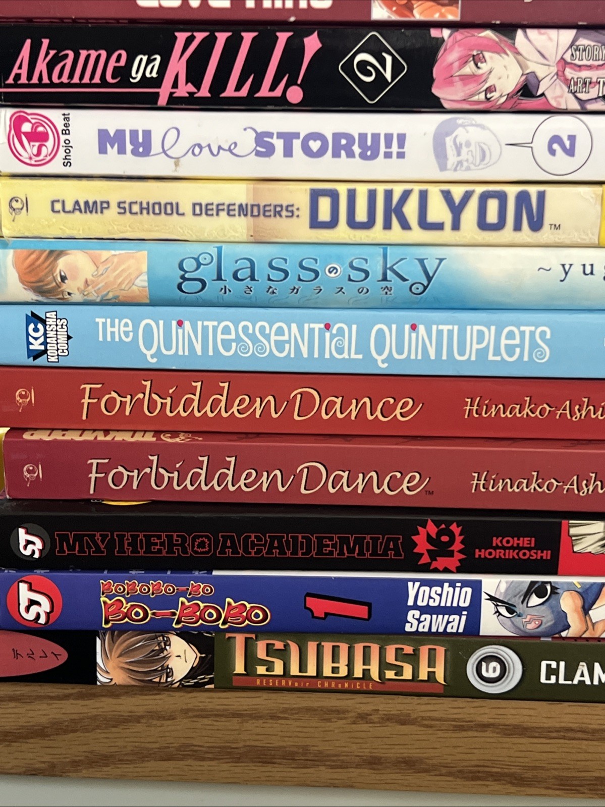 Manga Anime Graphic Collection Lot Of 21 Assorted Titles Volumes Akamatsu Yamada