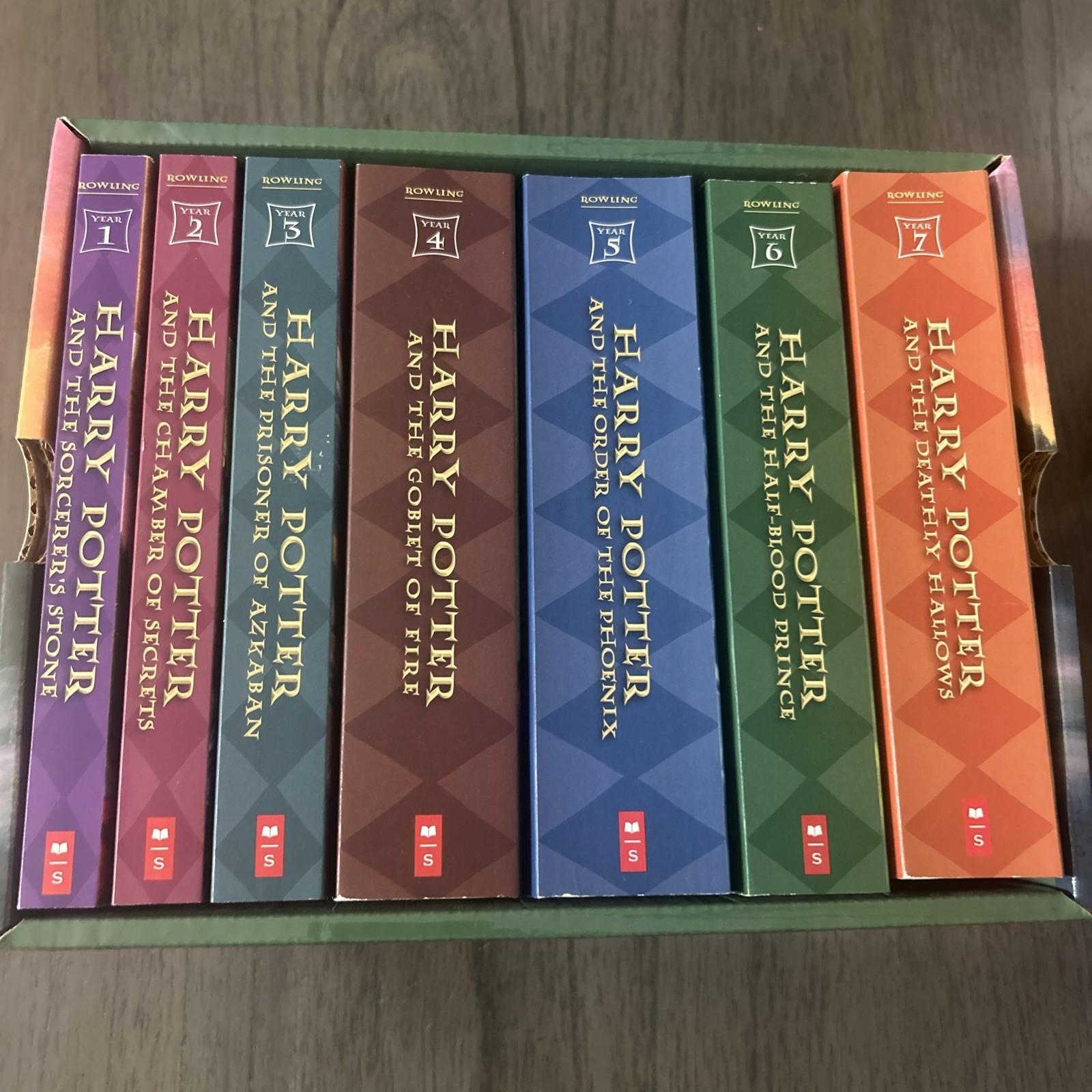 Vintage Harry Potter Paperback Boxset 1-7 J. K. Rowling Like New
