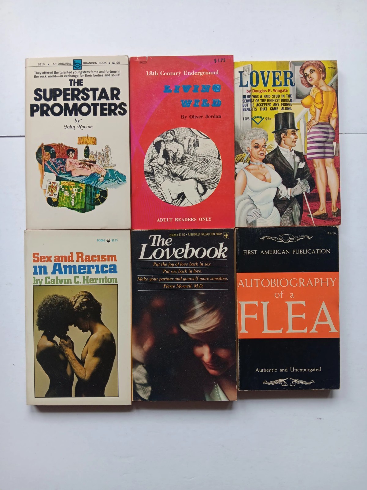 LOT of 17 VINTAGE ROMANCE EROTIC PAPERBACKS BOOKS 1960’S – 70’S RARE Set # 2