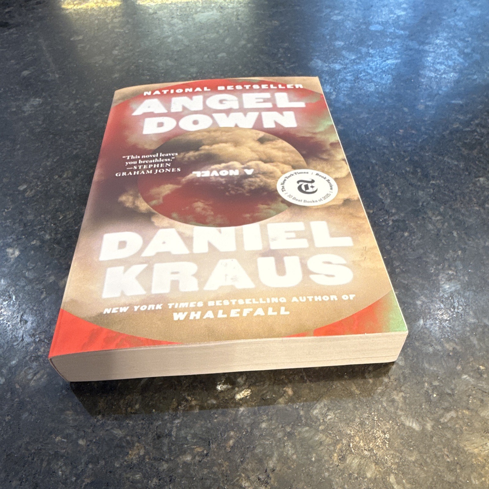 Signed First Edition/First Printing Angel Down Daniel Kraus PB Atria