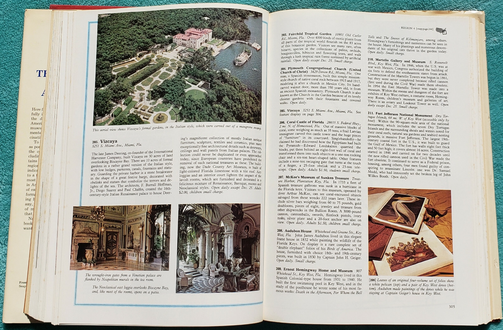 Treasures Of America And Where To Find Them 1974 Hardcover 624 Pages