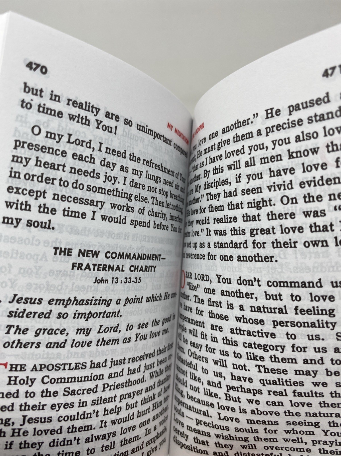 My Meditation on the Gospel & My Way of Life Confraternity FREE SHIPPING!