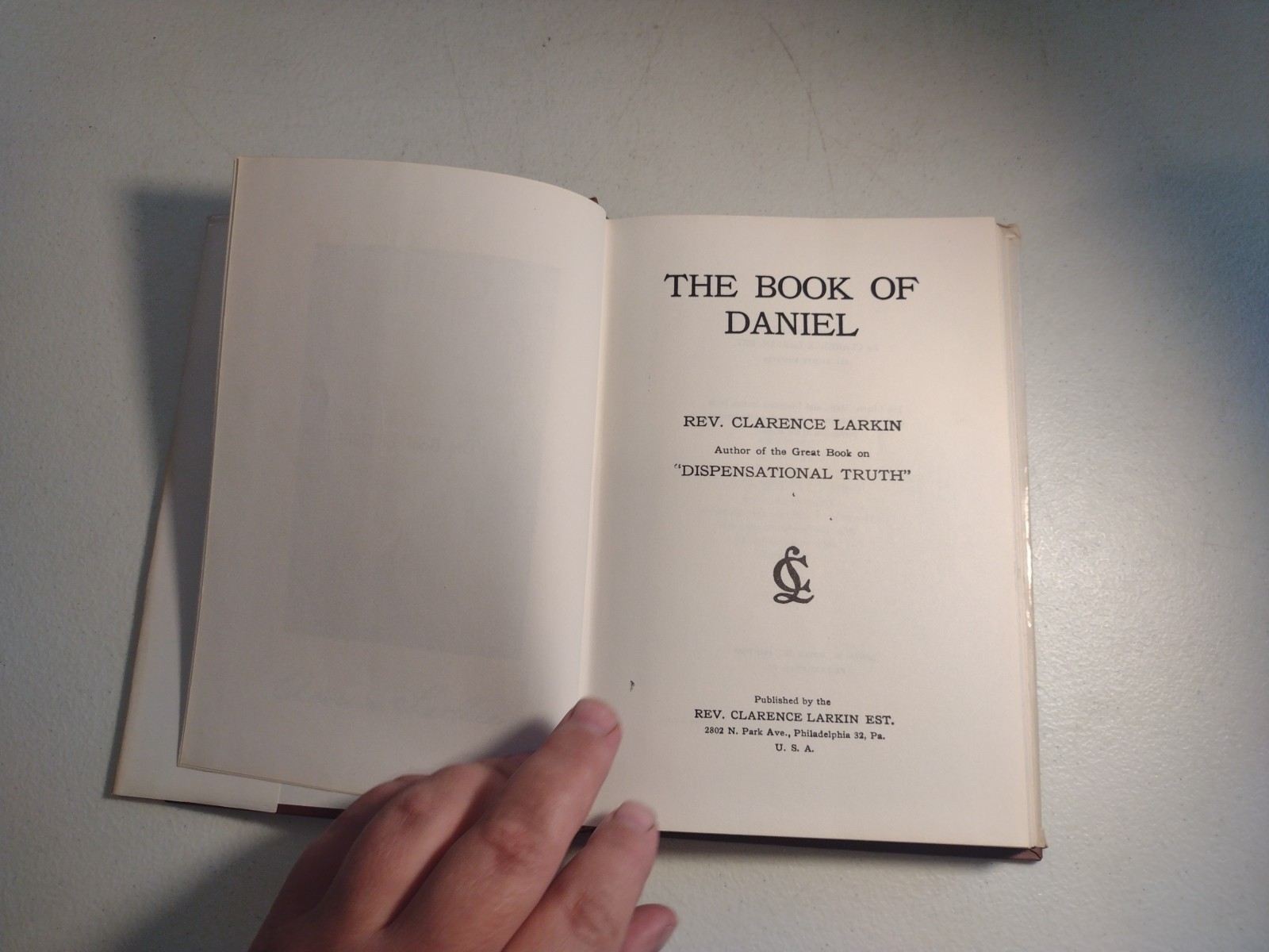 Clarence Larkin Prophecy Lot Book of Revelation 1919 & Book of Daniel 1929