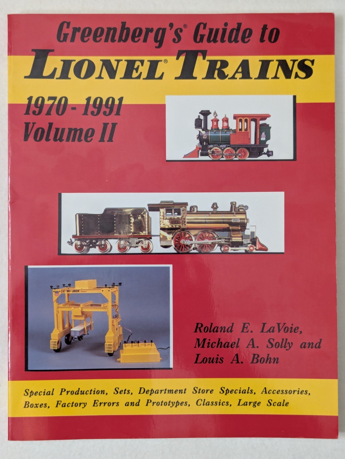 Greenberg’s Guide to Lionel Trains 1970-1991 Volume II Trade Paperback