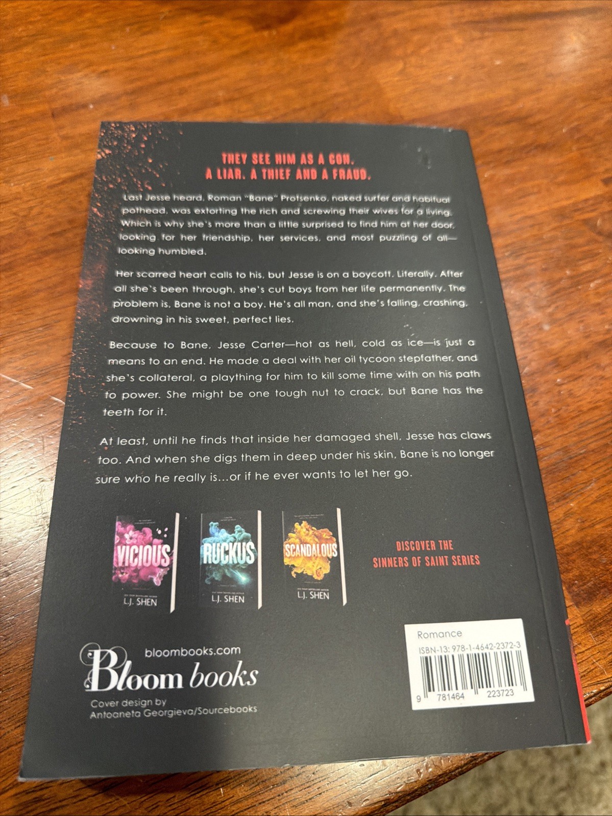 Bane, Sinners Of Saints 4, L.J. Shen