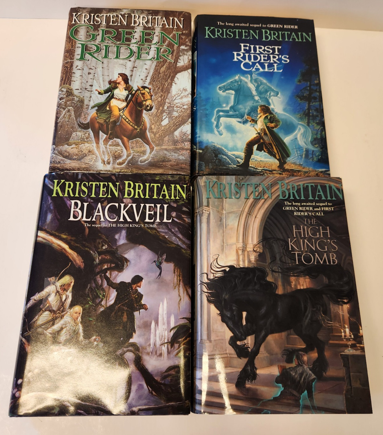 Kristen Britain Green Rider Book Lot of 4 Hardcover Fantasy Set 1-4 DAW BCE
