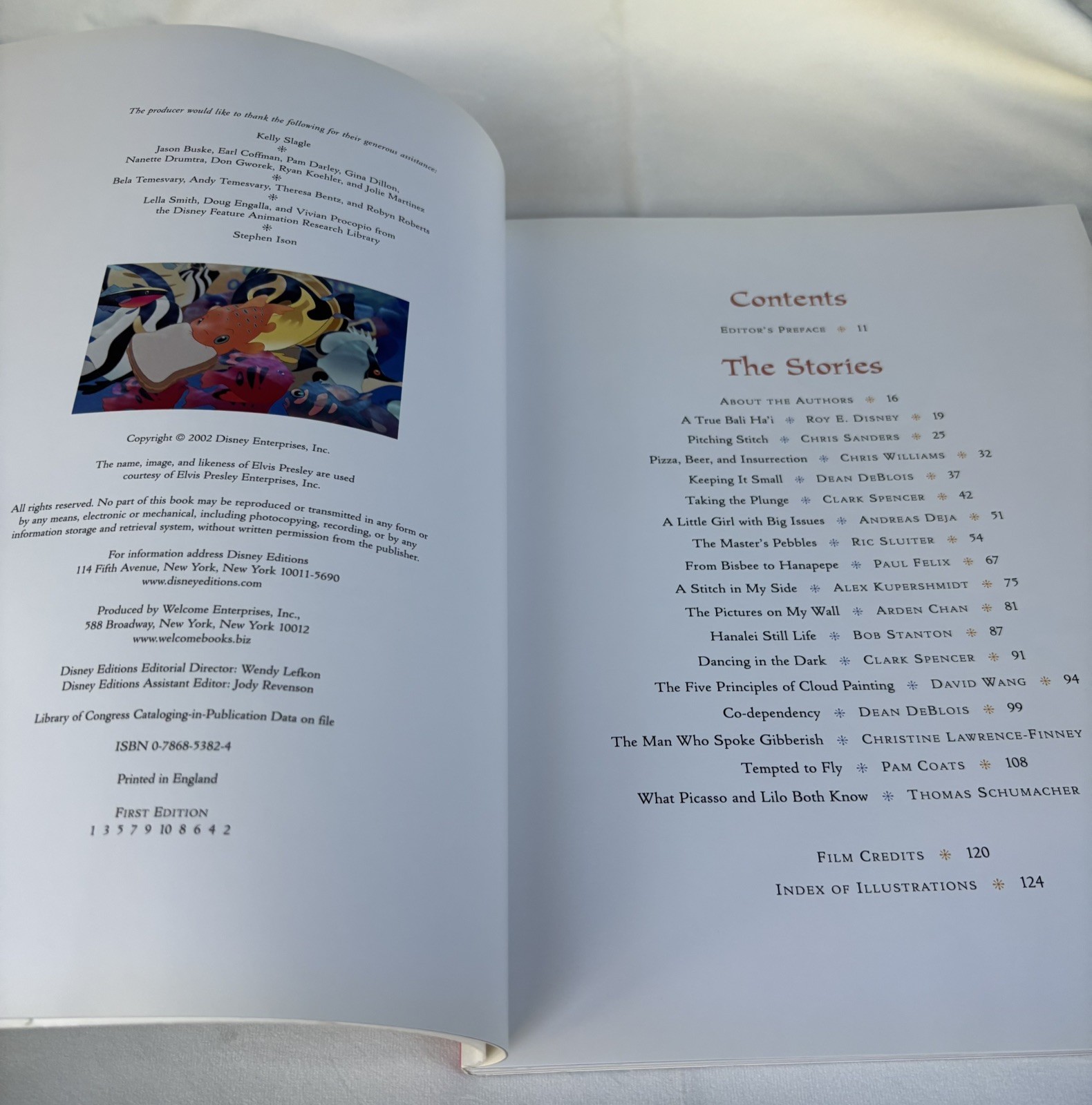 Lilo & Stitch: Collected Stories From the Film’s Creators, First Edition