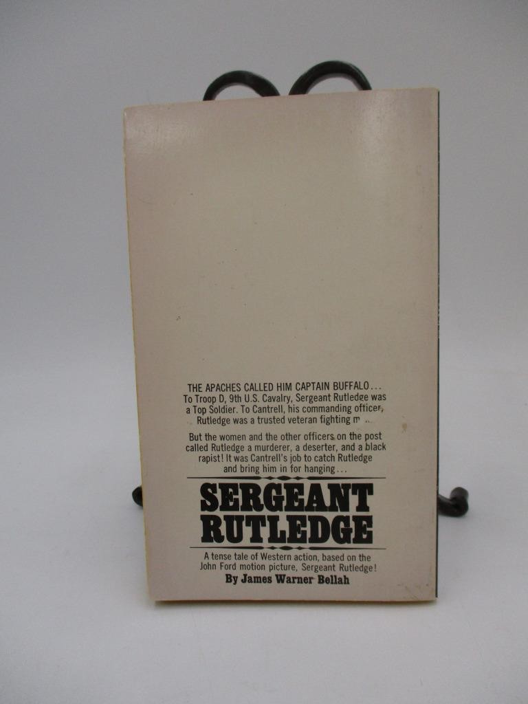 Vtg RARE Bantam Edition Sergeant Rutledge James Warner Bellah 1960 PB Book