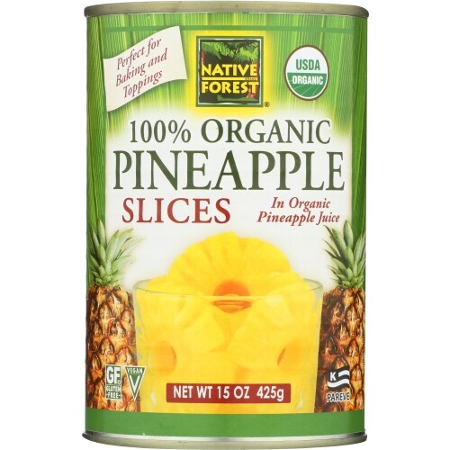 Pineapple Sliced 15 Oz(Case Of 6) By Native Forest