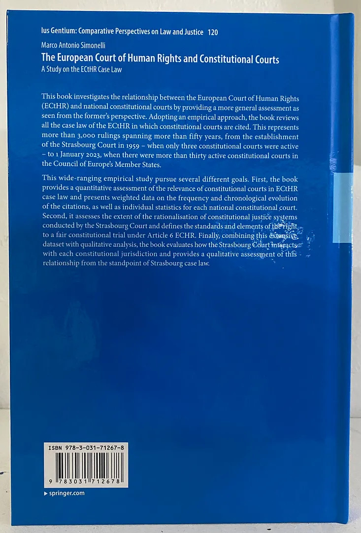 The European Court of Human Rights and Constitutional Courts: A Study on the E..