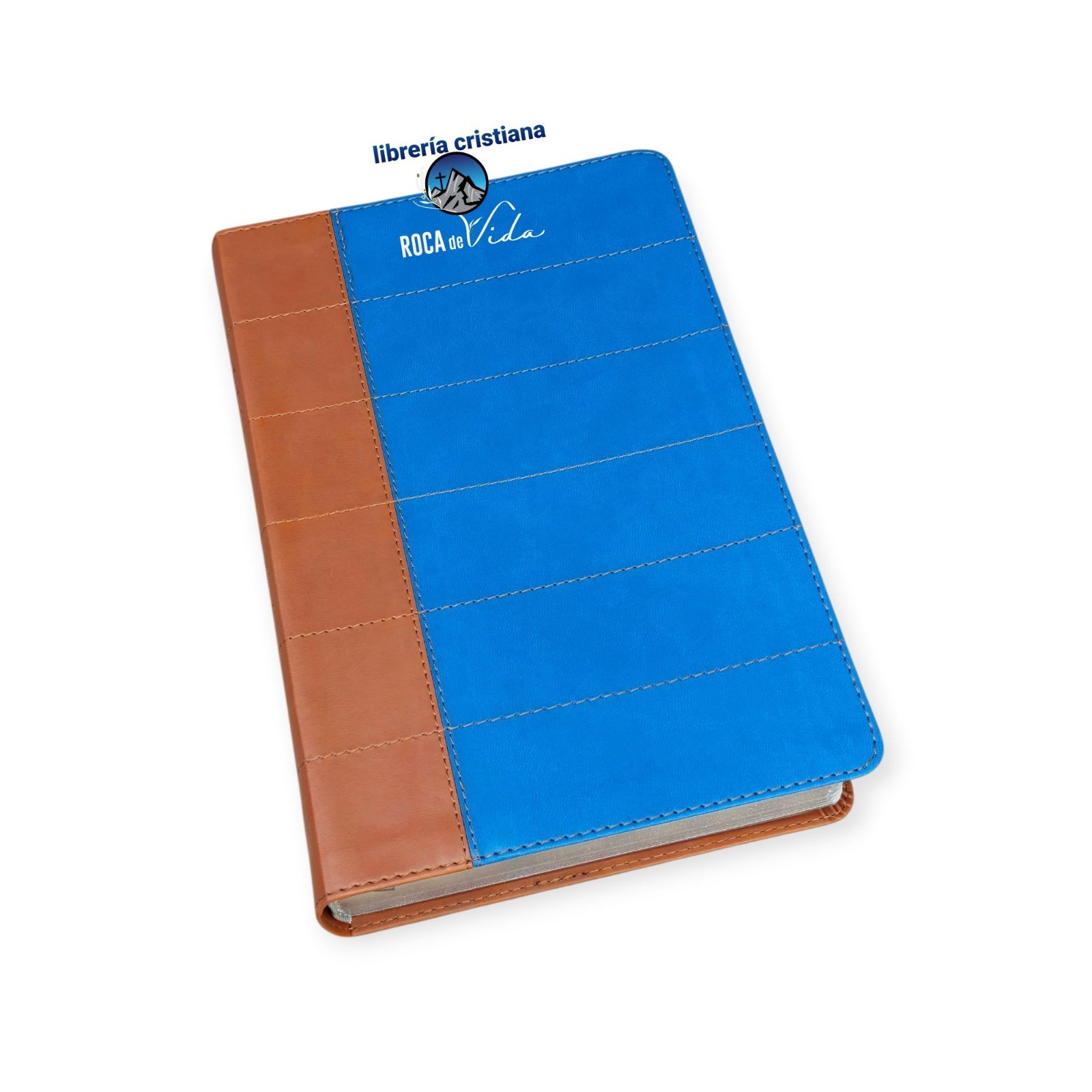 BIBLIA DE ESTUDIO THOMPSON EDICIÓN ESPECIAL RVR 1960 AZUL/ CAFE CON ÍNDICE