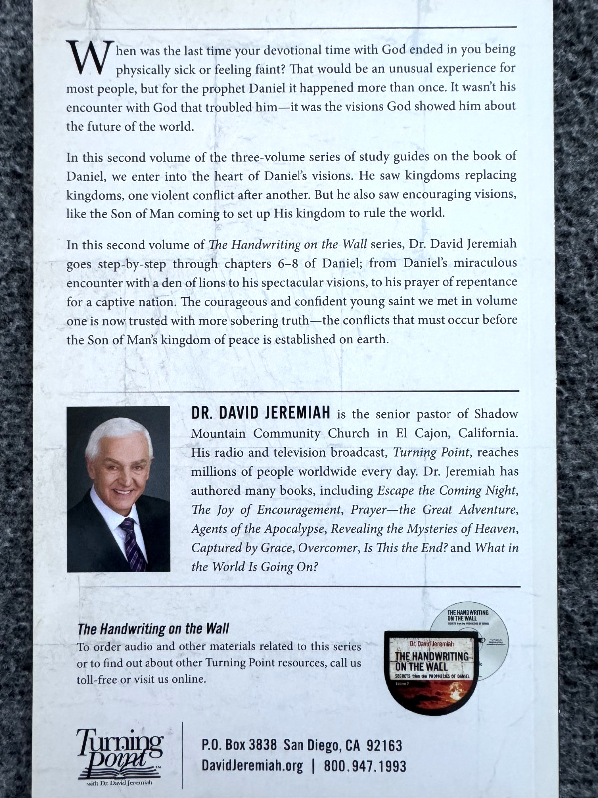 Lot of (12) DR. DAVID JEREMIAH Turning Point Paperback Study Guides