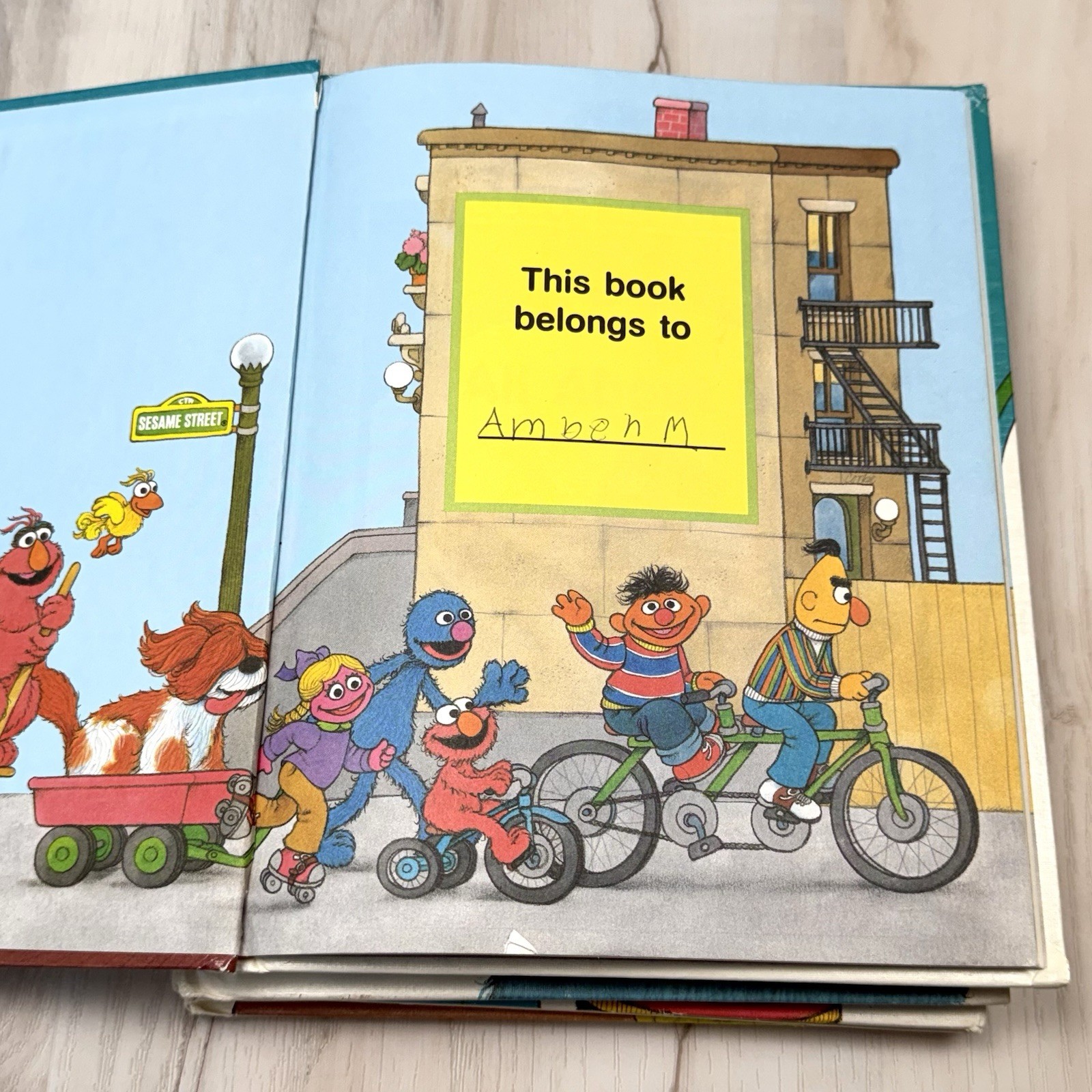 VTG Lot 6 On My Way With Sesame Street Children’s Hardcover BOOKS Volumes 1-6