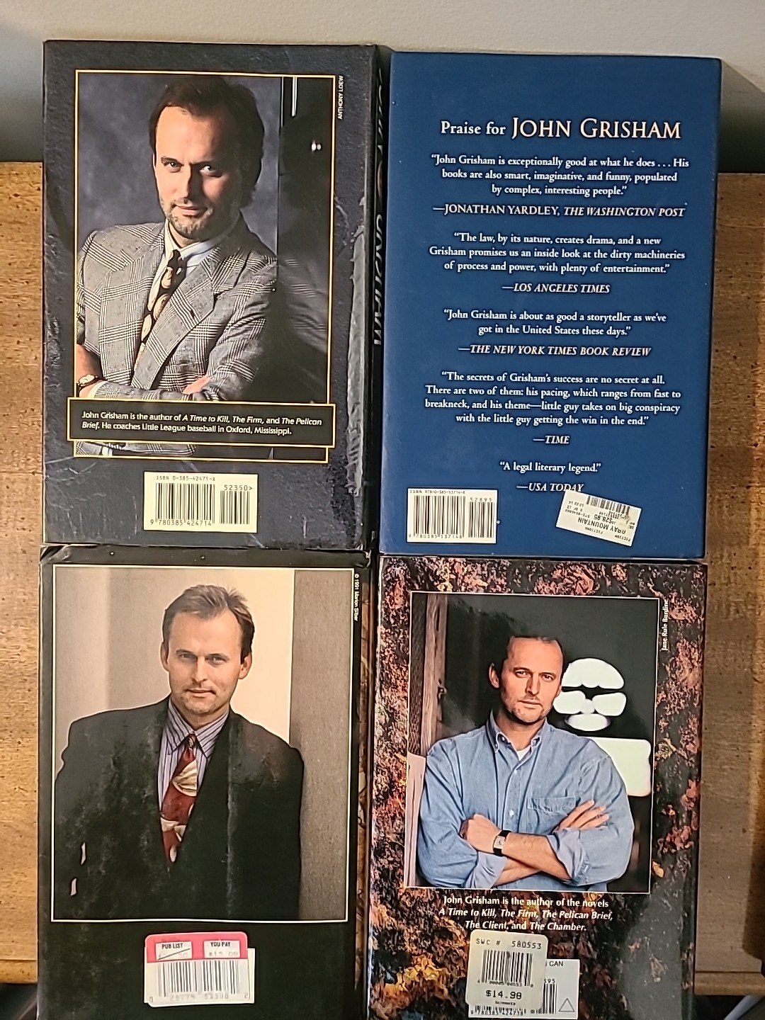 Lot Of 10 John Grisham Hardcover Books Very Good Condition 1st Editions
