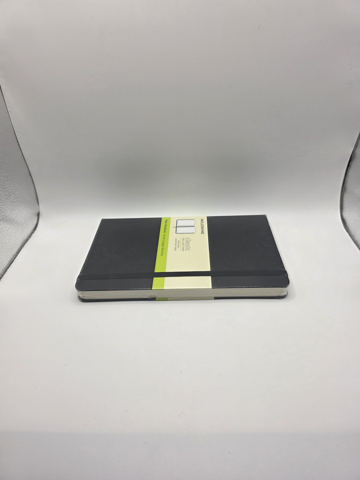 Moleskine Classic Notebook, Large Plain Black Hard Cover 5 X 8.25 inches