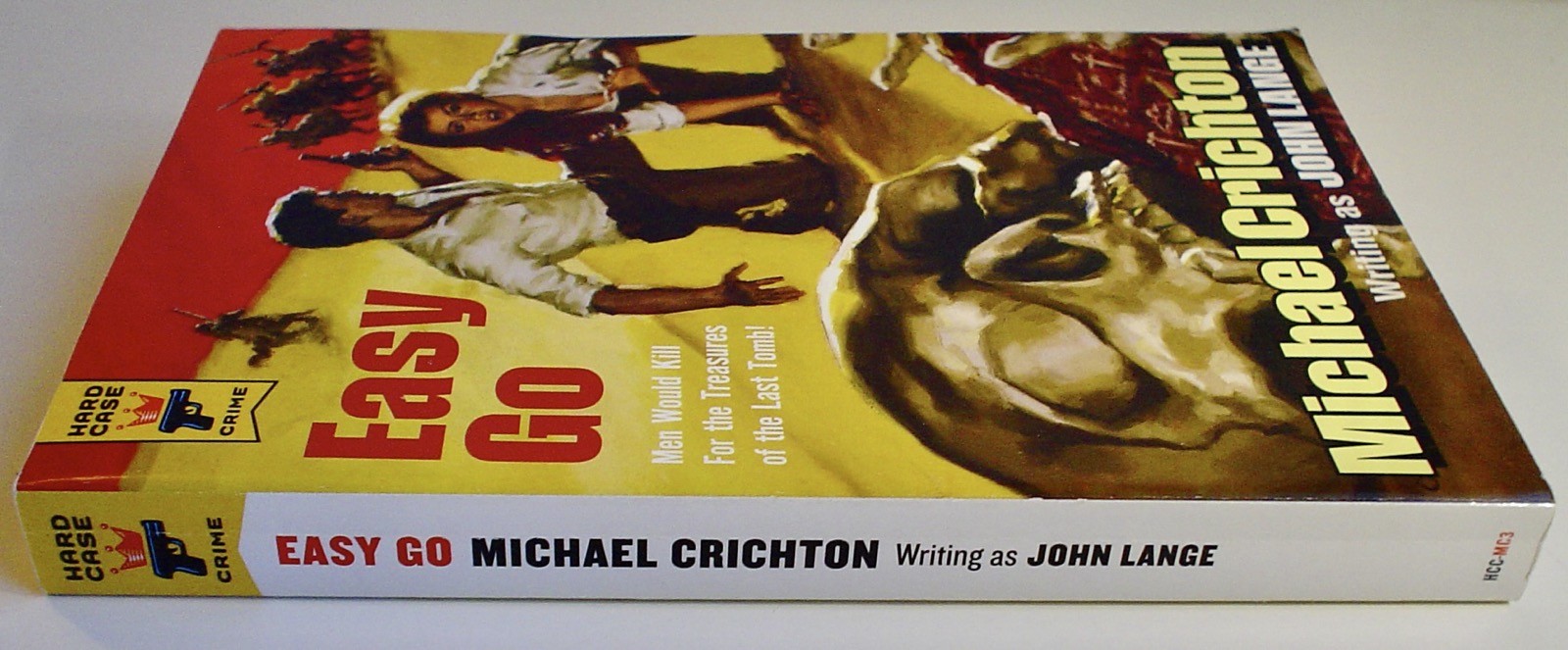 Easy Go~Michael Crichton writing as John Lange~Hard Case Crime~Trade Paper, VG+