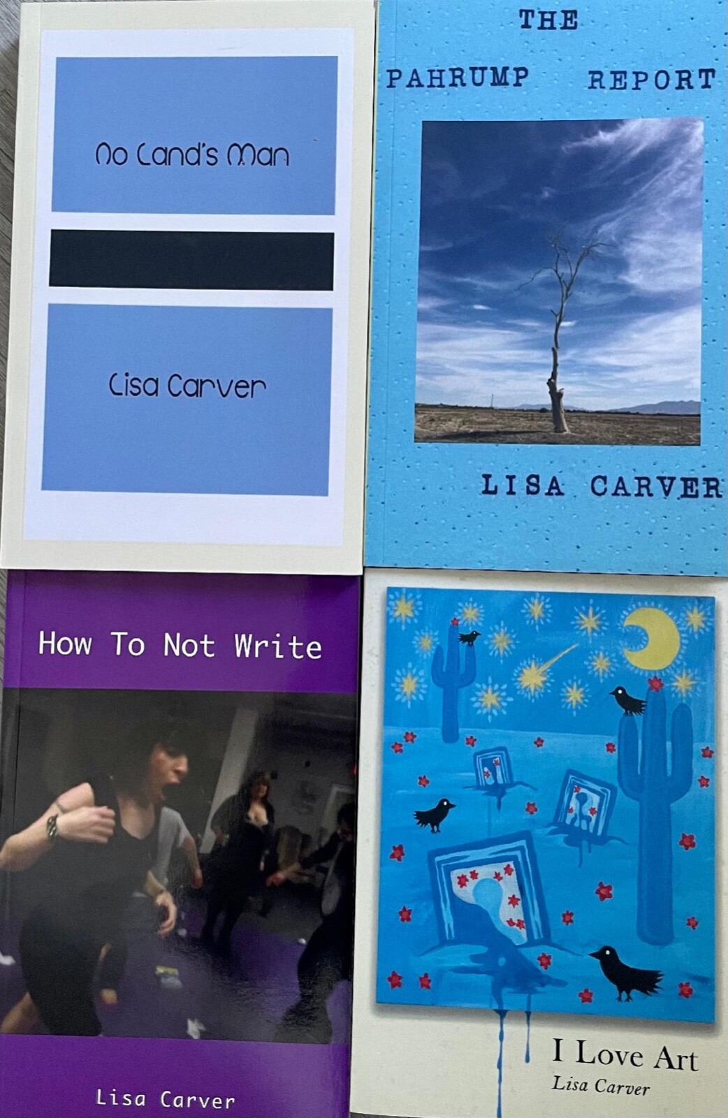 Any two of these Lisa Carver books for $35