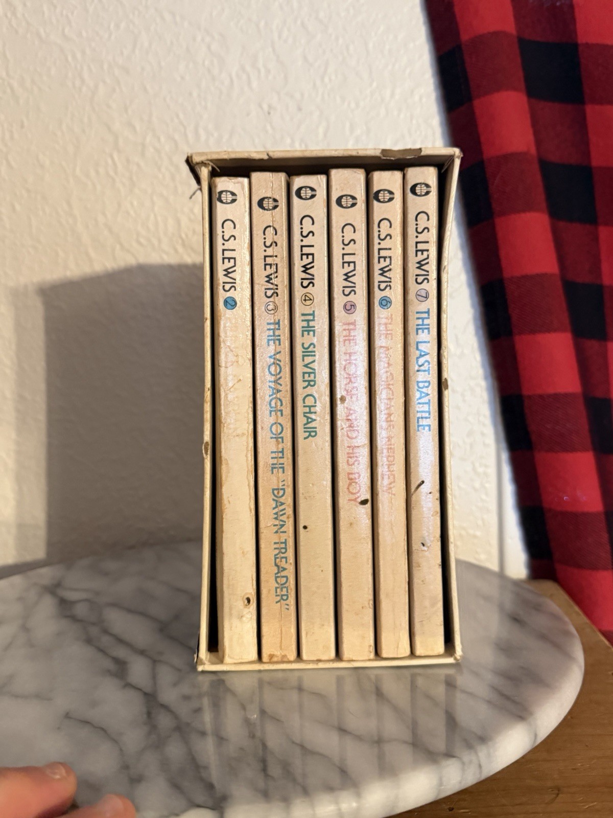 The Chronicles Of Narnia Box Set 1970 First Collier Books Edition C.S. Lewis