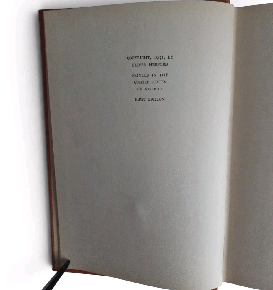 1931 The Deb’s Dictionary Oliver Herford First Edition Hardcover Illustrated
