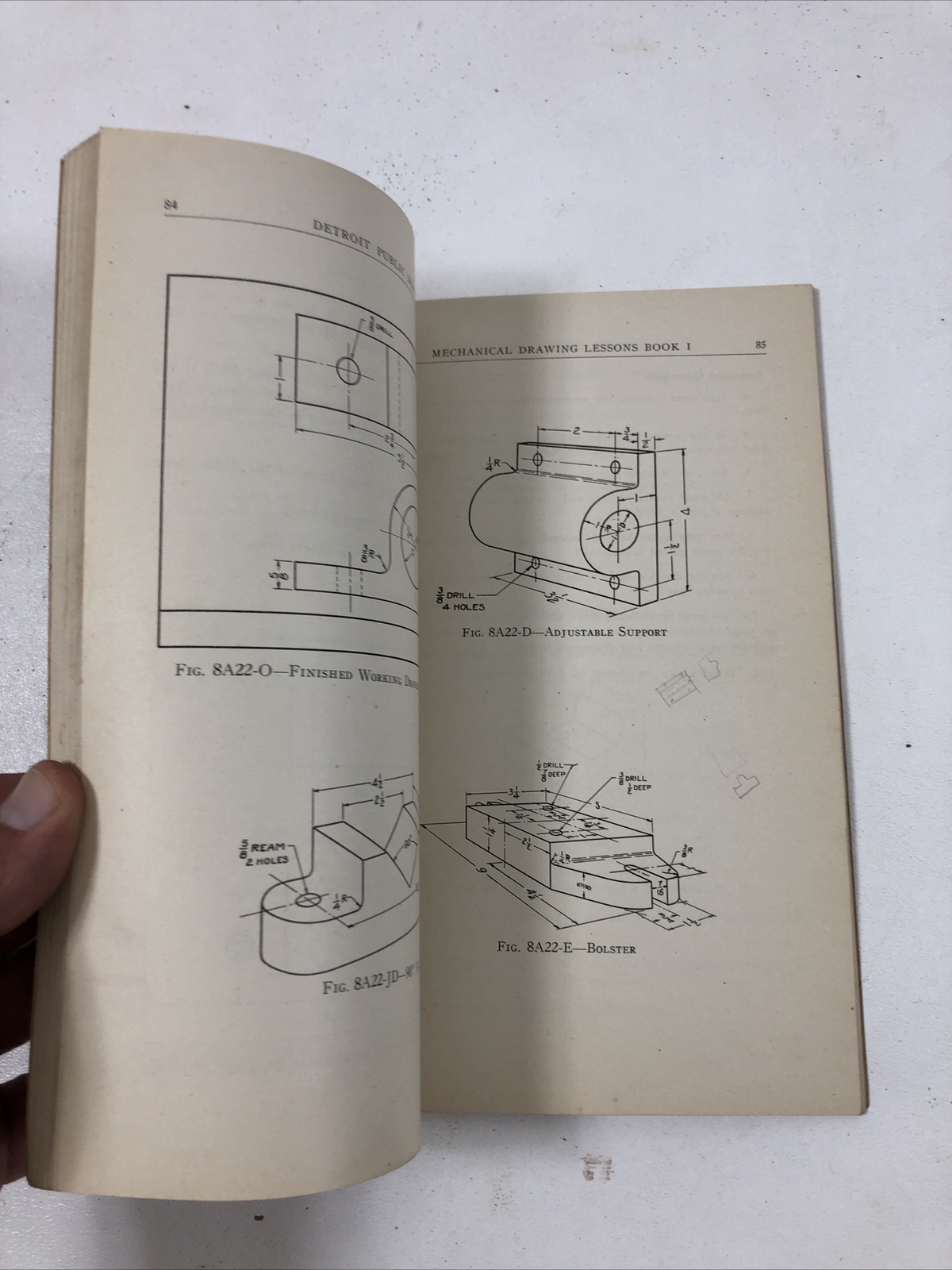 Mechanical Drawing Lessons: Intermediate, Bk 1 – Detroit Schools (PB, 1935)