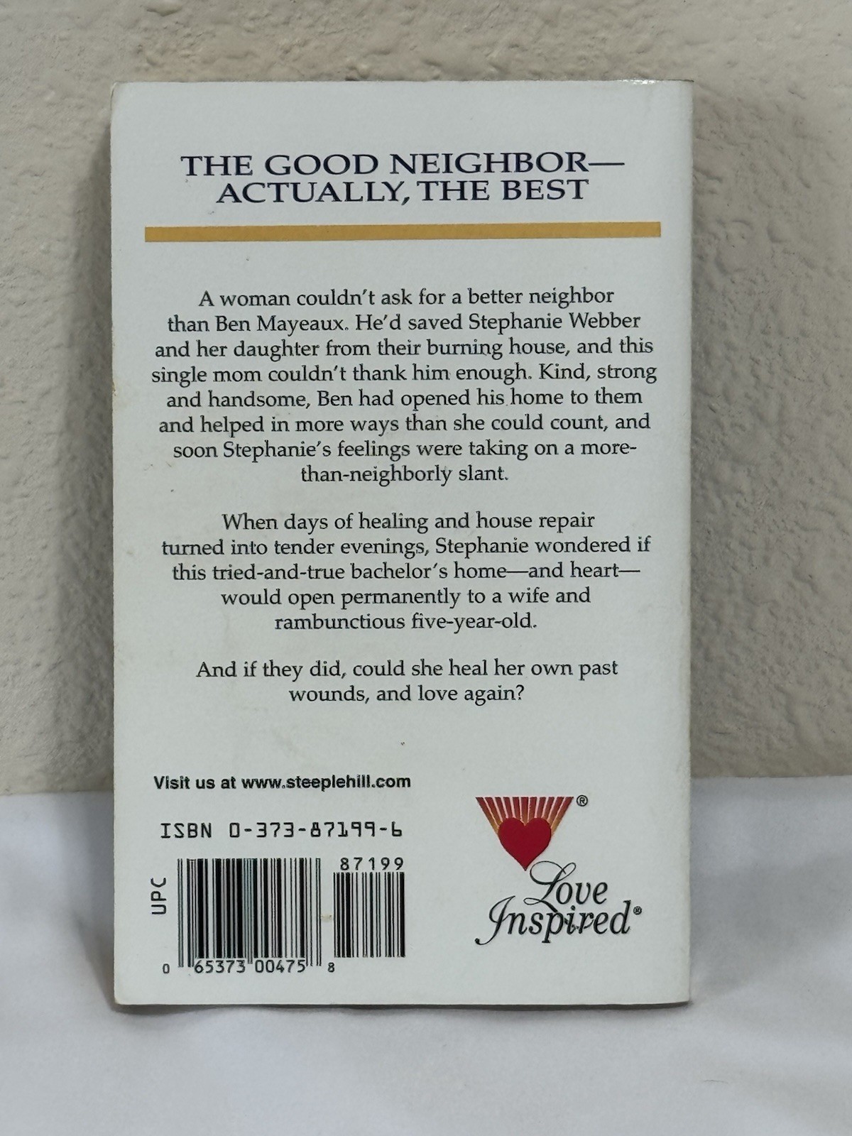 Steeple Hill Love Inspired Series Lot 4 Paperback Books