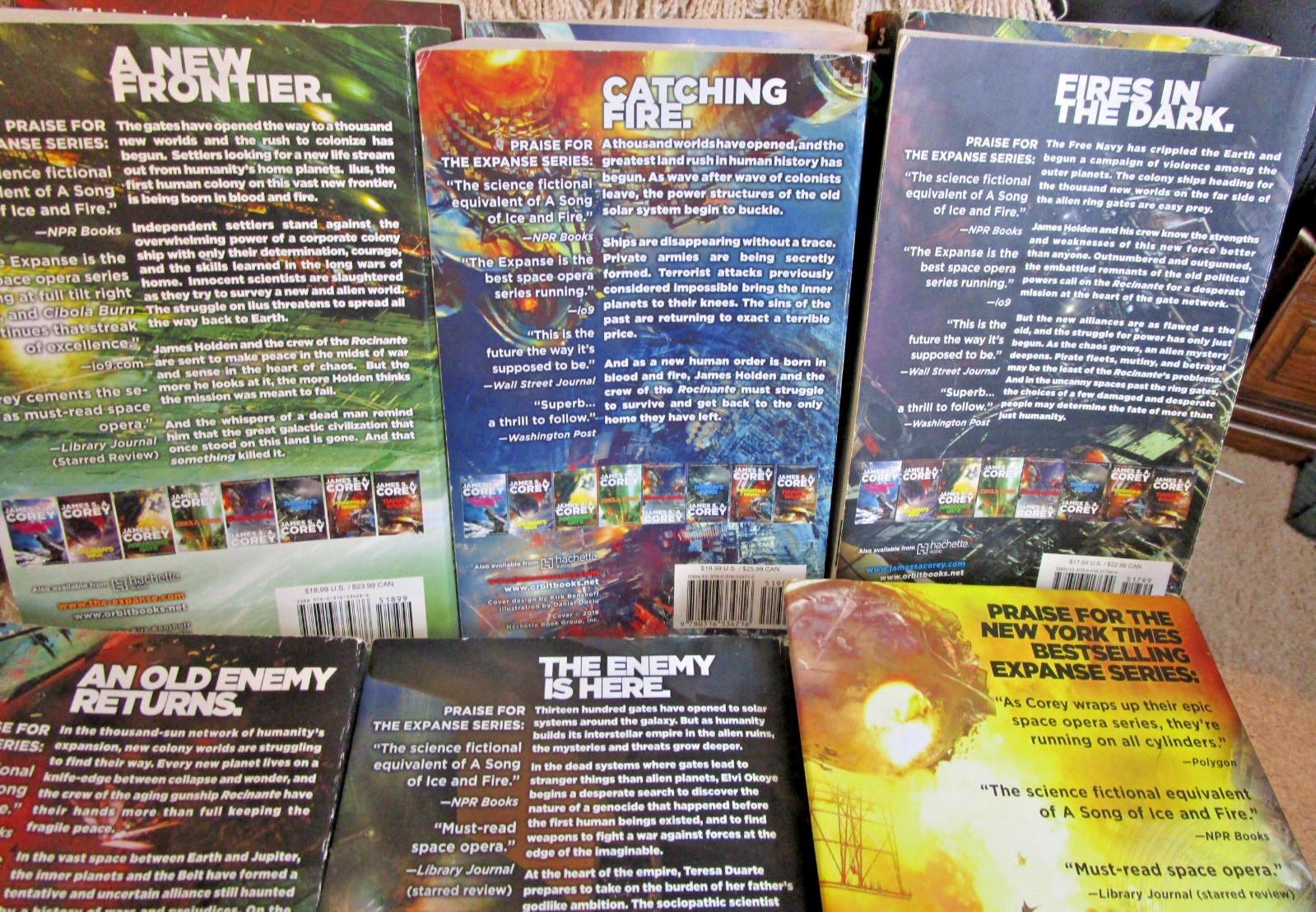 James S.A. Corey – Complete Expanse Series Set 1-9