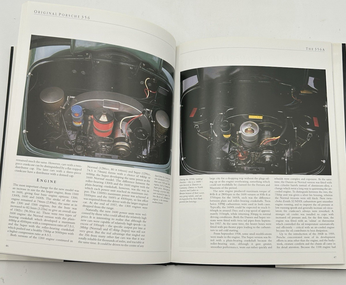 Original Porsche 356 The Restorer’s Guide Coupe Cabriolet Roadster Speedster 1st