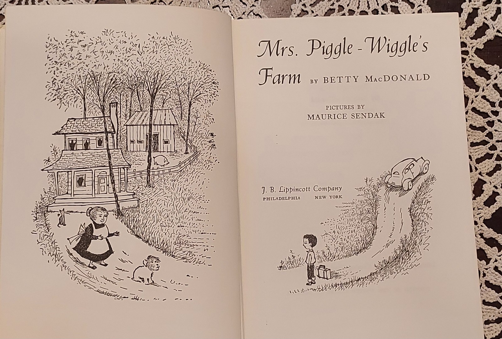 Mrs Piggle-Wiggle’s Lot 3 Vintage HC Betty MacDonald Magic Farm Piggle-Wiggle
