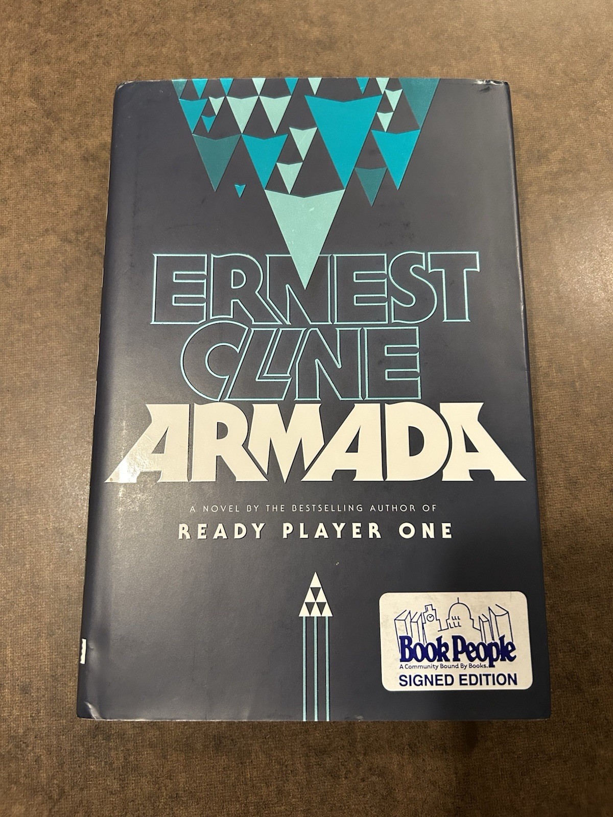 SIGNED!!! Armada by Ernest Cline (2015 Hardcover) 1st edition, 1st print (Auto)