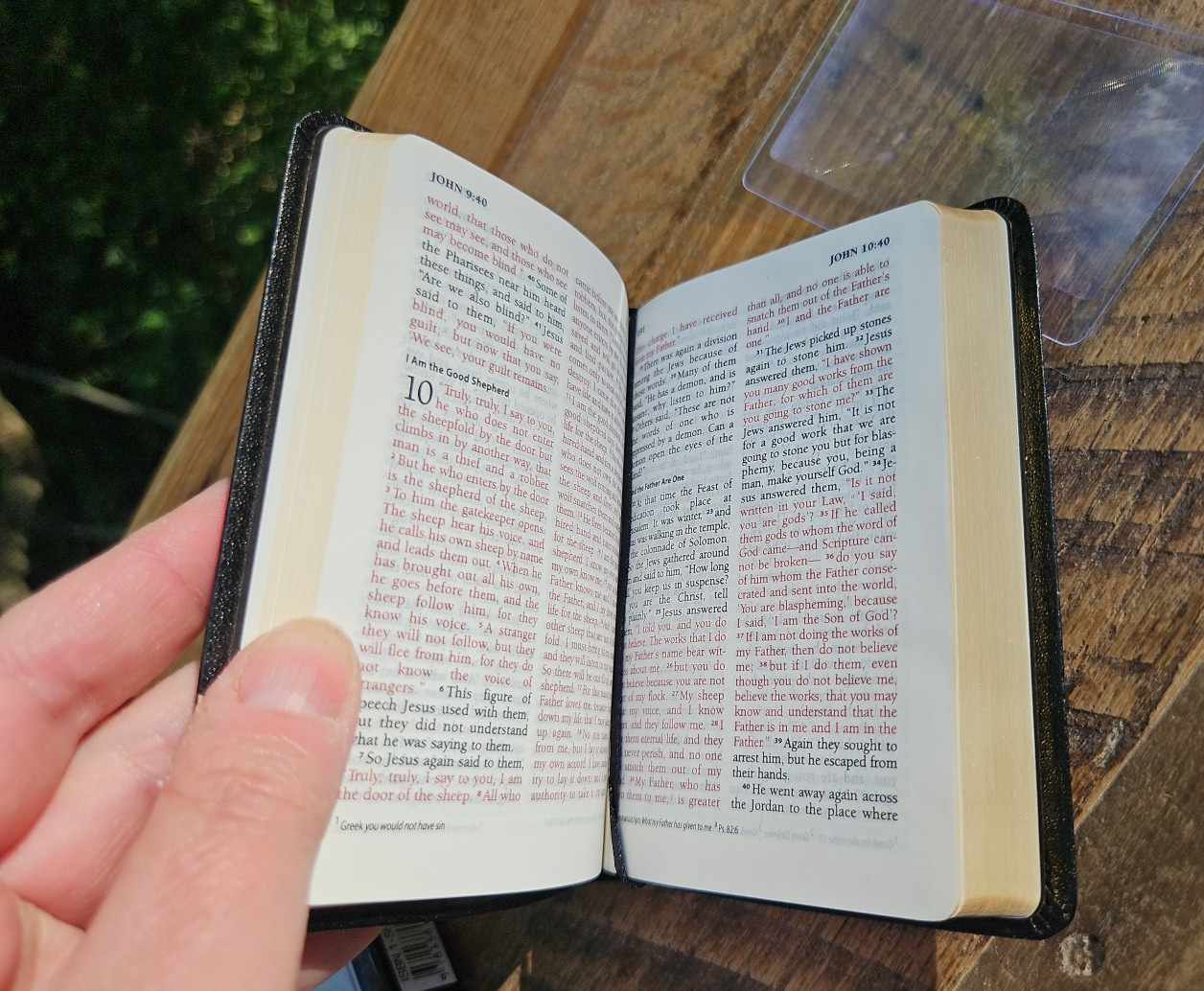 RARE! LNIB! 2001 ESV Text NT with Psalms & Proverbs Genuine Leather RED LETTER