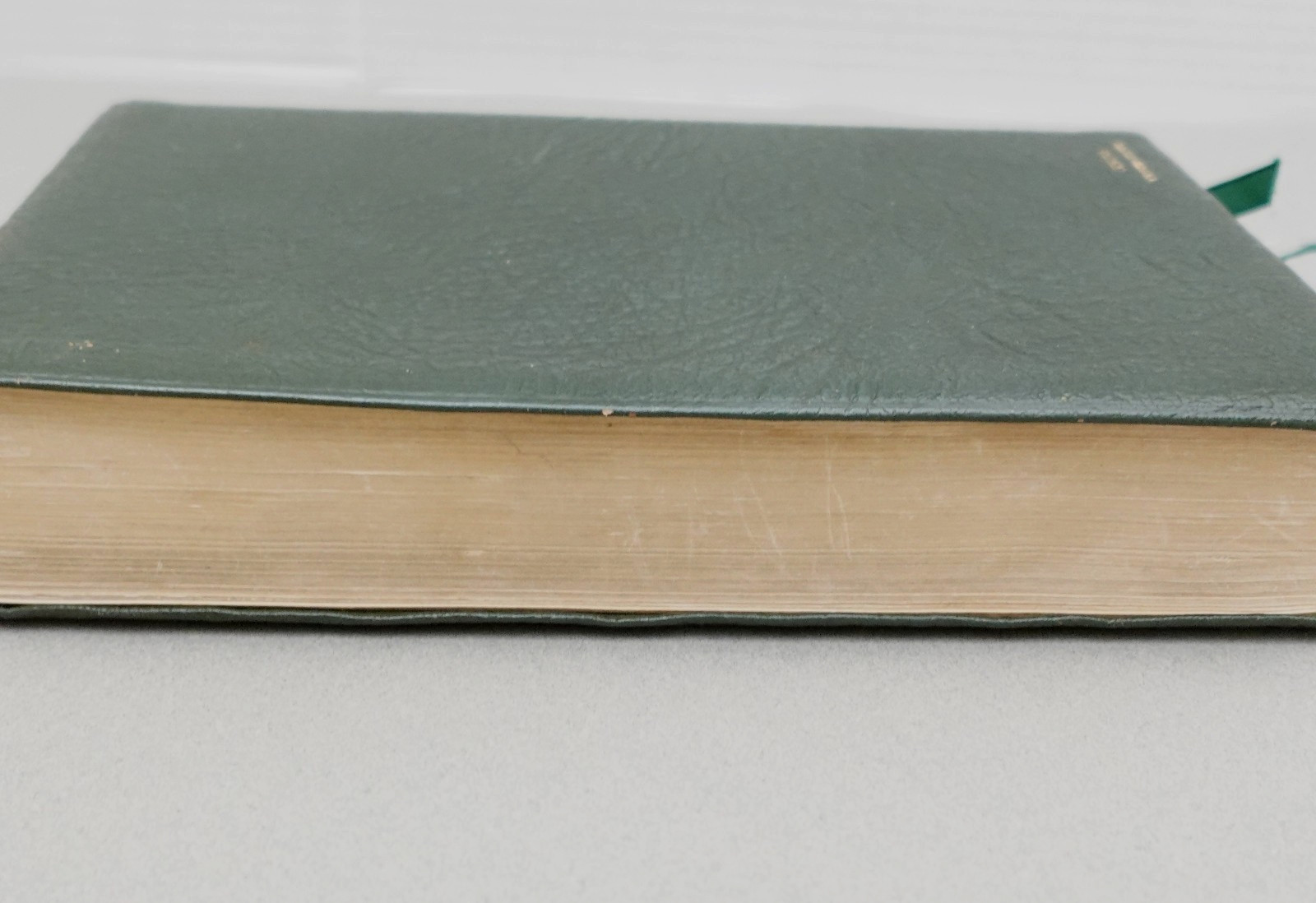 Rare Kenneth Hagin Ministries Rhema KJV Study Bible Calfskin Green by Cambridge