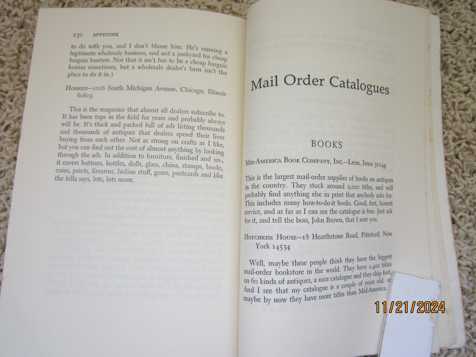 „The Fun of Refinishing Furniture“ 1976 Grotz 244 pages ISBN 0-385-14916-6